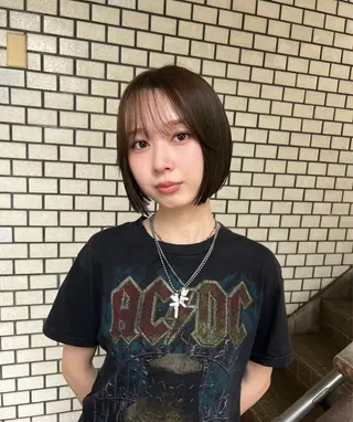 ショート まろやか透明感カラー ♡MANAのヘアスタイル