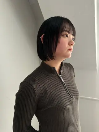 ショート カラー ボブ・レイヤー支持 No.1/Ryokiのヘアスタイル