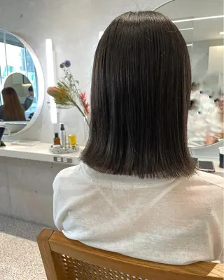 ミディアム カラー 遠藤 眞実のヘアスタイル