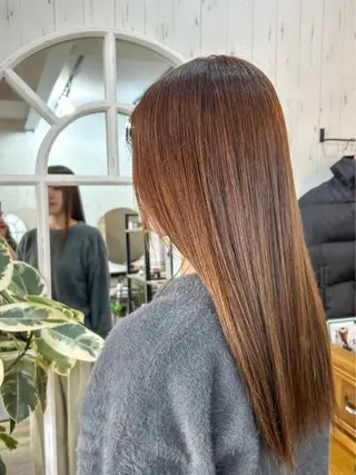 ロング カラー Nishimura Karinのヘアスタイル