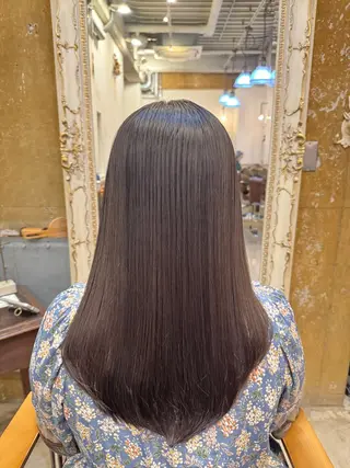 ミディアム &-hair salon 髪質改善＆ツヤ髪＆美髪所属・＆-HAIR佐藤 ゆいモデル募集中のヘアスタイル