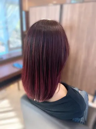 ミディアム カラー Reginavita栄店 【レジナヴィータ】所属・鈴木 二依奈のヘアスタイル