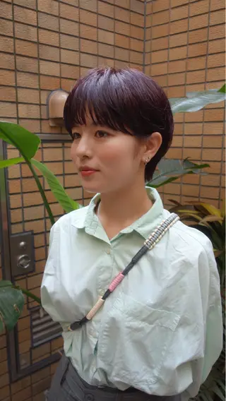 ショート カラー HEIMER ミカド　サトル△のヘアスタイル