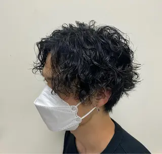 パーマ メンズ 🌴パーマオタク🌴 長谷川　諒佑🌈のヘアスタイル