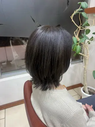 ミディアム bon hair  &make DEW山田店所属・いまい しずかのヘアスタイル