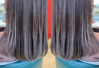 ミディアム カラー 湯浅  隆のヘアスタイル