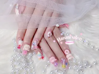 ミディアム 長谷川 妃菜のネイルデザイン