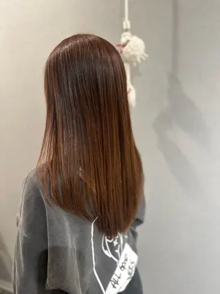 ロング カラー K Harukaのヘアスタイル