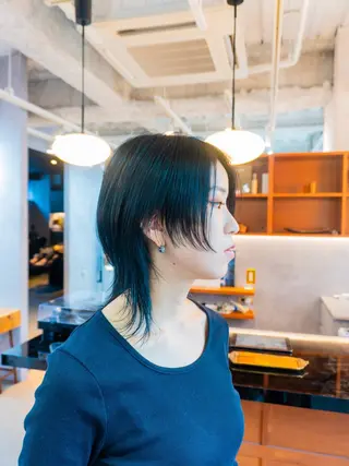 ミディアム カラー benji_名駅店所属・原颯希/ ボブ/ショートのヘアスタイル