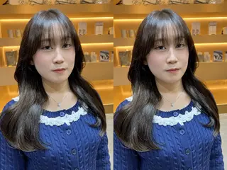 ミディアム カラー 💕韓国レイヤー× 髪質改善　宮内諒のヘアスタイル