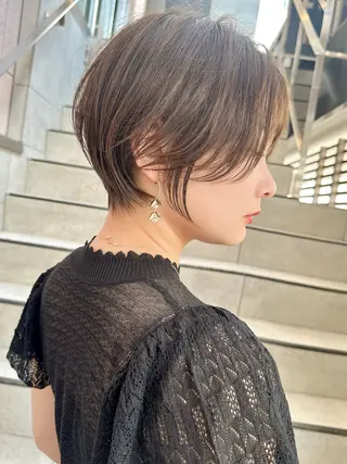 ショート レイヤー❣️縮毛矯正 川村利幸のヘアスタイル