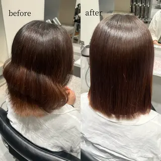 パーマ くすみカラー/縮毛 ayukaのヘアスタイル