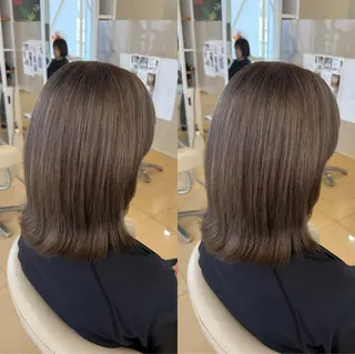 ロング カラー 🌷🪽ྀི 岡本 かおり 🪽ྀི🌷のヘアスタイル