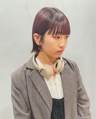 ショート 草野ゆずき⌇縮毛矯正 ⌇レイヤー⌇ボブ🕊のヘアスタイル