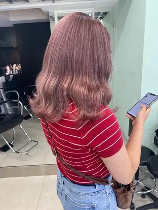 ロング カラー ヘアアレンジ SHACHU渋谷神南店所属・SHACHU ayamiのヘアスタイル