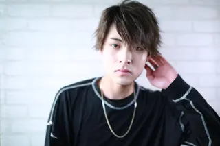 ショート カラー パーマ ヘアアレンジ メンズ カルラ　蒲田店所属・大久保寿高✨ なりたい色を叶える✨のヘアスタイル