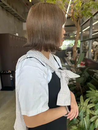 ミディアム カラー myu 🐈‍⬛のヘアスタイル