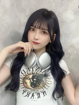 ロング カラー ダブルカラー特化💍 tiam💍韓国ヘアのヘアスタイル