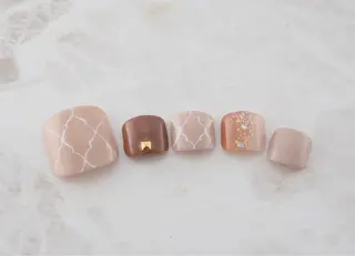 ネイル ネイルPetit Ribbonのネイルデザイン