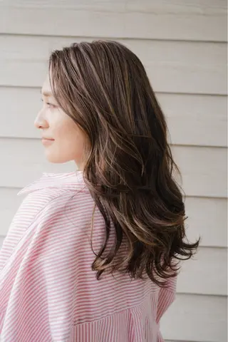 ロング レイヤーカット 湘南台/高倉航汰のヘアスタイル