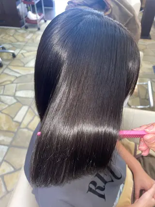 ミディアム 奈良/生駒/髪質改善 FEEL/マコのヘアスタイル