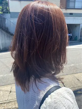 セミロング ⭐️似合わせ⭐️ ほかぞの　りかのヘアスタイル