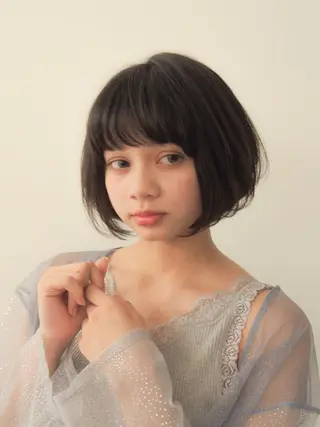 ミディアム 似合わせ艶髪カラー ❤️ハダユミのヘアスタイル