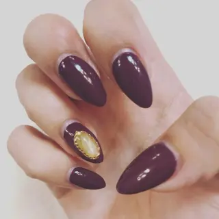 ネイル ネイルリボン 受付スタッフのネイルデザイン