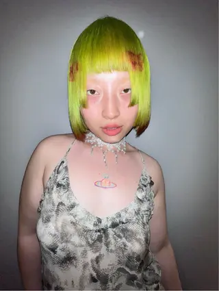 ショート カラー haco＋所属・圧倒的デザイン力 店長🎨RENAのヘアスタイル