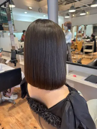 ミディアム カラー hip's eyes 渡辺舜のヘアスタイル