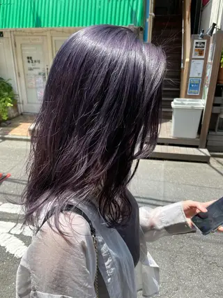 セミロング カラー ヘアアレンジ 【Sweep】おじま のぞみのヘアスタイル