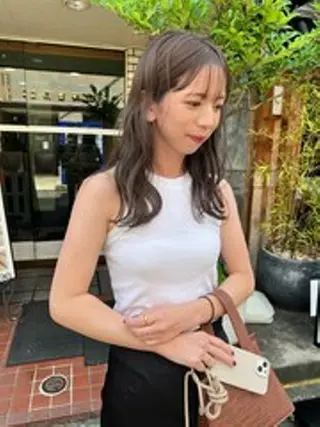 ロング nelke/レイヤー 立川/ブリーチのヘアスタイル