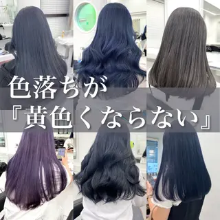ロング カラー 韓国/うる艶カラー 💙ayana💙のヘアスタイル