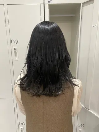 ミディアム カラー ヘアアレンジ ボブ /ニュアンス/ satomi🧸💖のヘアスタイル