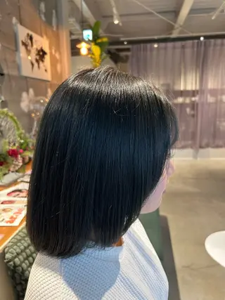 ミディアム 津山 優真のヘアスタイル