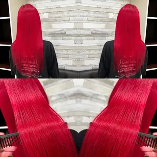 ロング カラー "PEPPU "所属・🌈推し色派手髪 ハイトーンShinのヘアスタイル