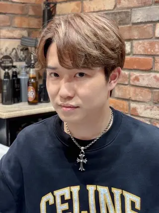 ショート パーマ メンズ プレミアムバーバー赤坂所属・野川 純麗のヘアスタイル