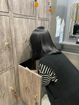 ミディアム 上村 颯のヘアスタイル