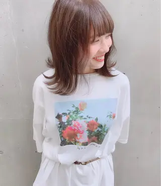 ミディアム 似合わせのプロ🕊 美髪矯正/ioriのヘアスタイル