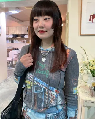 ロング miumiu/恵比寿 カットモデル募集のヘアスタイル