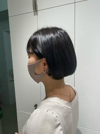 ショート カラー ナチュラル/韓国💎 haruka 💎のヘアスタイル