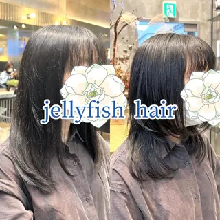 セミロング ボブ・レイヤー 田中 励也のヘアスタイル
