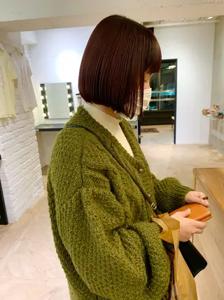 セミロング LOREN＋透明感 オリーブhirokoのヘアスタイル