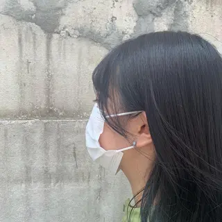 セミロング カラー 韓国🇰🇷髪質改善 Chisaki치사키のヘアスタイル