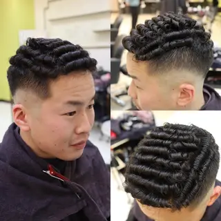 パーマ メンズ 年間2000名担当◎ パーマ職人/仲原佑樹のヘアスタイル