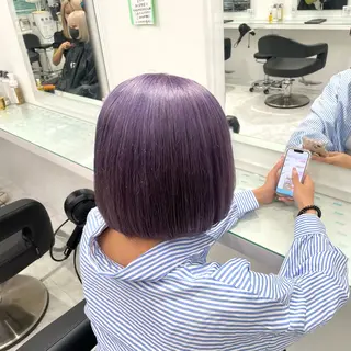 ミディアム カラー 暖色🩷透明感カラー ♡Maika♡のヘアスタイル