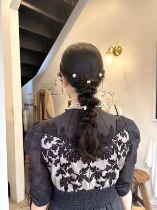 ロング メイ🩰wカラー/ お呼ばれヘアのヘアスタイル