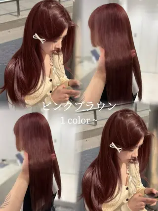 ロング 吉澤 愛心のヘアスタイル