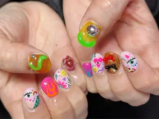 ネイル Nail Atelier IamI所属・アイアムアイ 大村磨衣のネイルデザイン