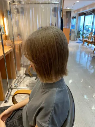 ミディアム カラー 🟢NEGi🟣 🫧髪質改善のヘアスタイル